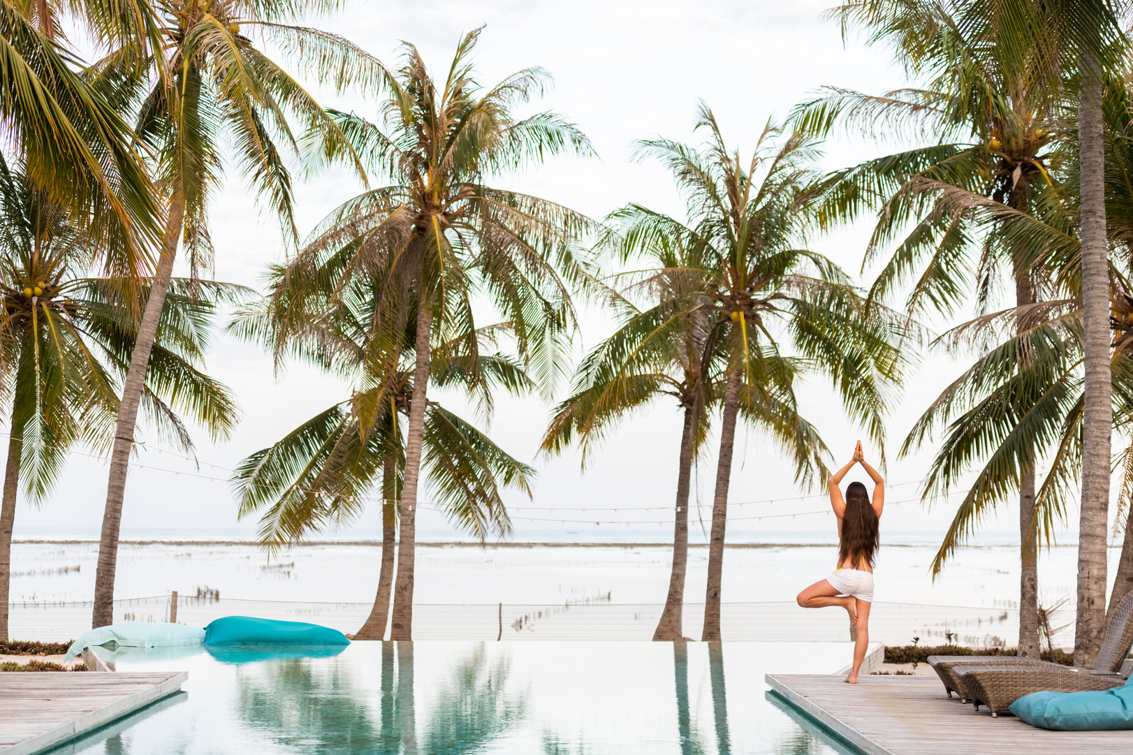 Perfect island luxury yoga retreat